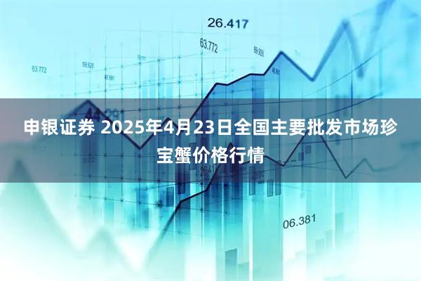 申银证券 2025年4月23日全国主要批发市场珍宝蟹价格行情